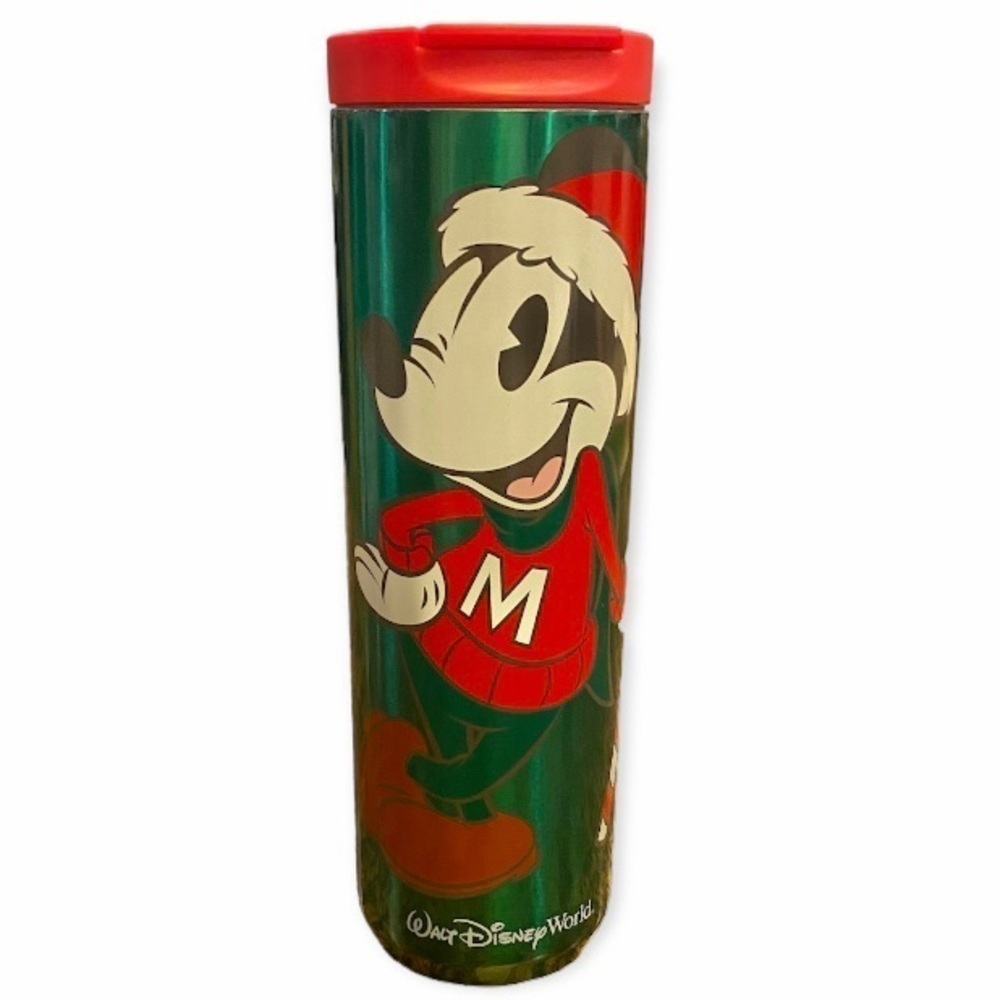 Mickey Mouse NWT Starbucks 2022 Holiday Metal Tumbler Coffee Disney World